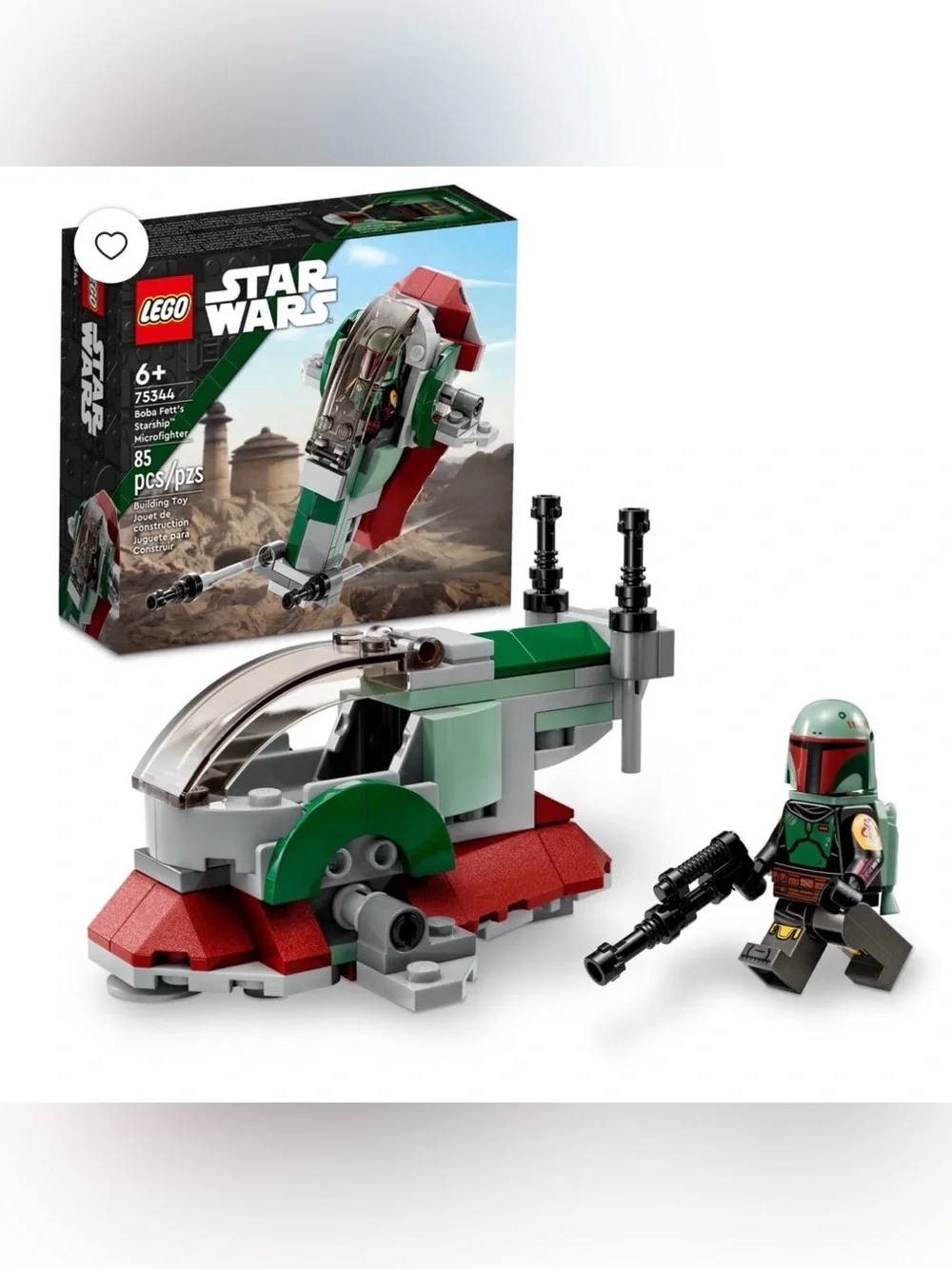 LEGO Star Wars Green and Red Boba Fett Speeder Set